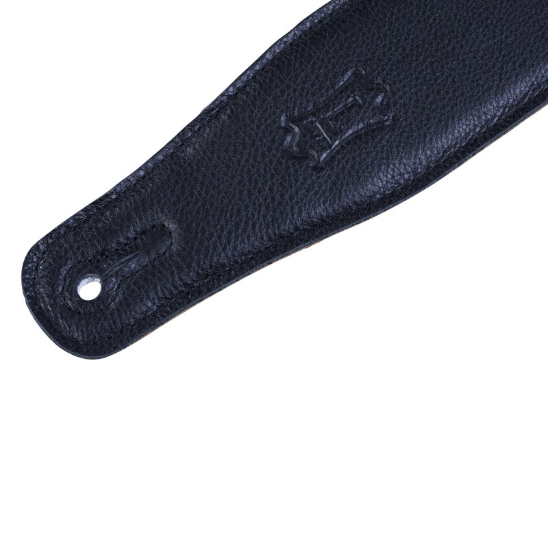 Levy's Leathers 2 1/2"Strap with Garment Leather Top,Black - Image 3